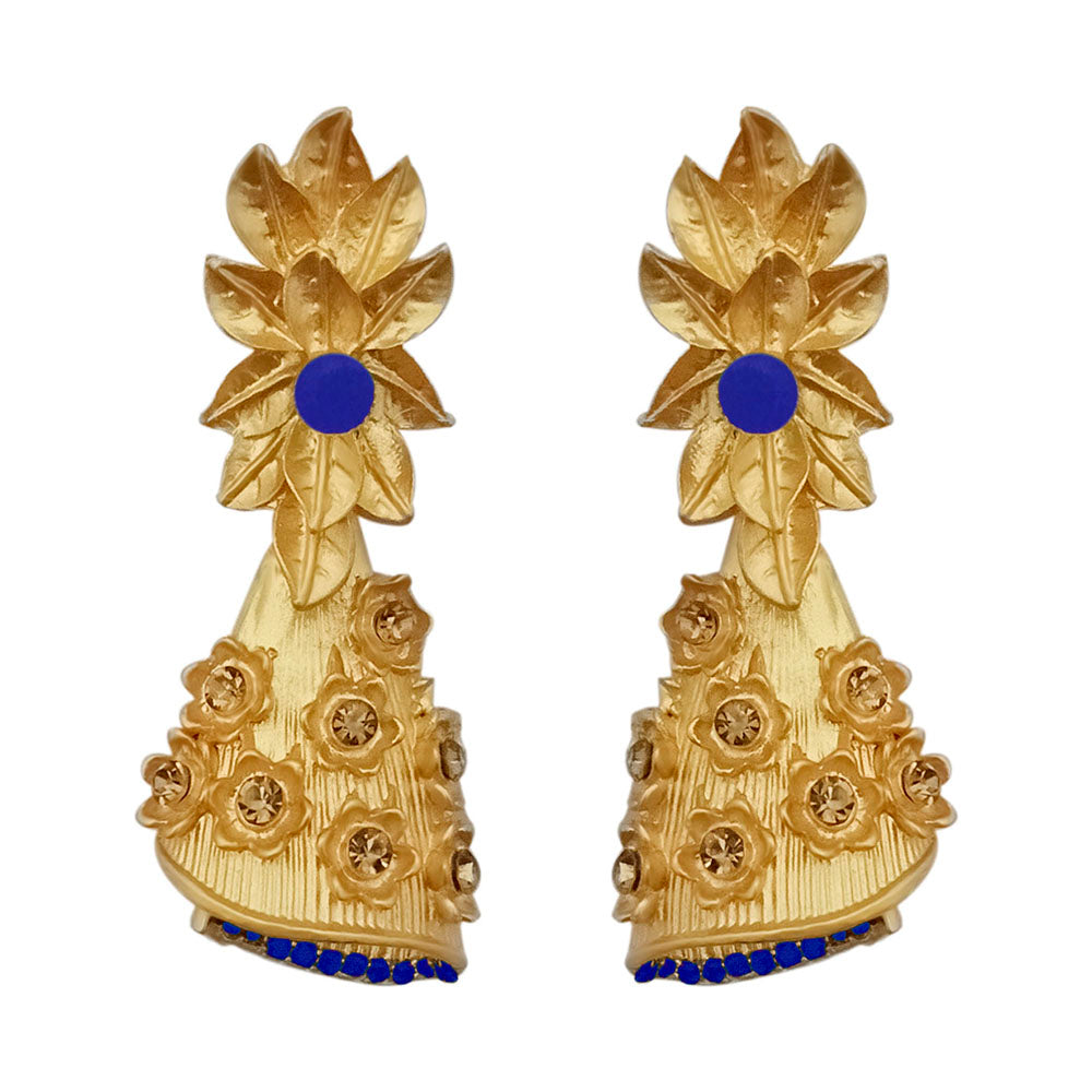 Amina Creation Gold Plated Dangler Earrings