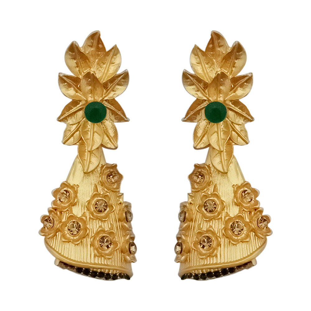 Amina Creation Gold Plated Dangler Earrings
