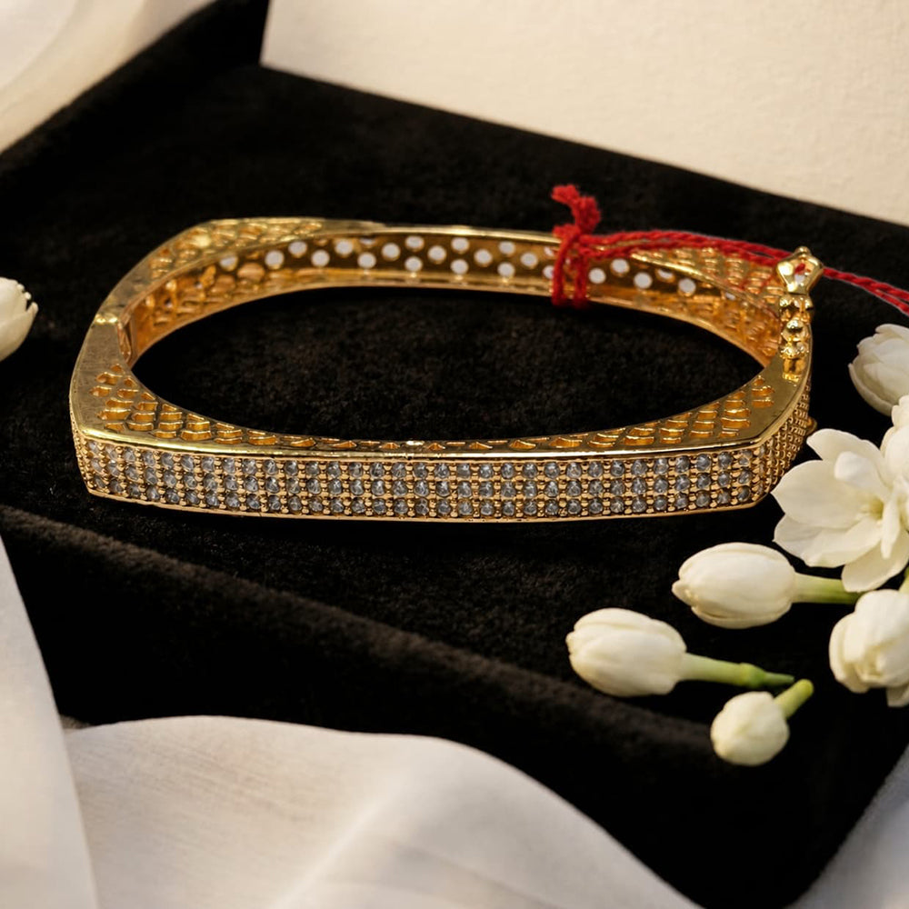 Shipra Gold Plated American Diamond Bracelet for Women