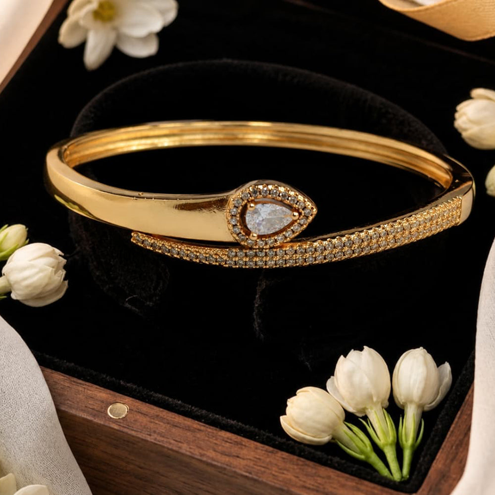 Shipra Gold Plated American Diamond Bracelet for Women