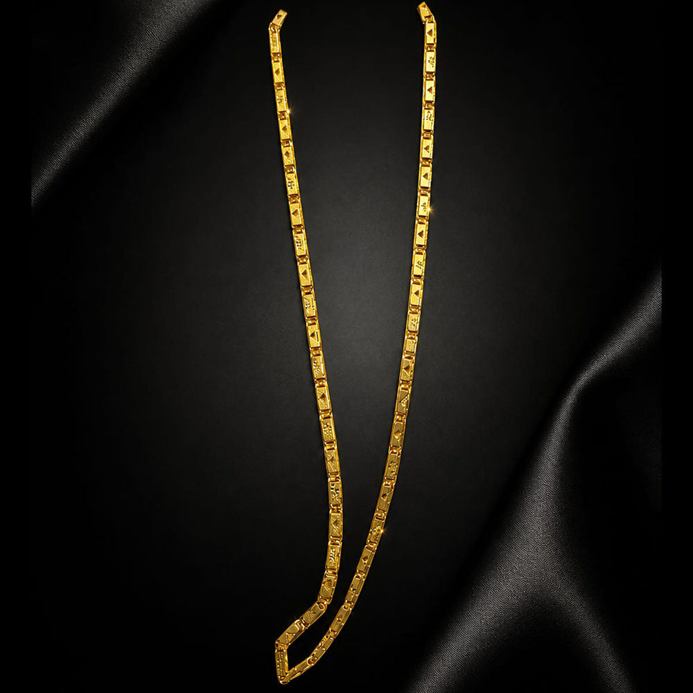 Shipra Gold Plated Long Chain for Men and Boys