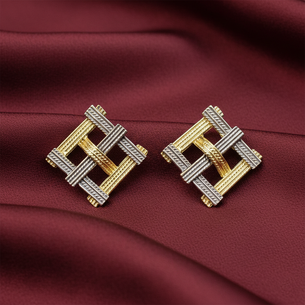 Urthn Elegant Gold Plated Earrings for Daily & Festive Wear(Pack of 3)