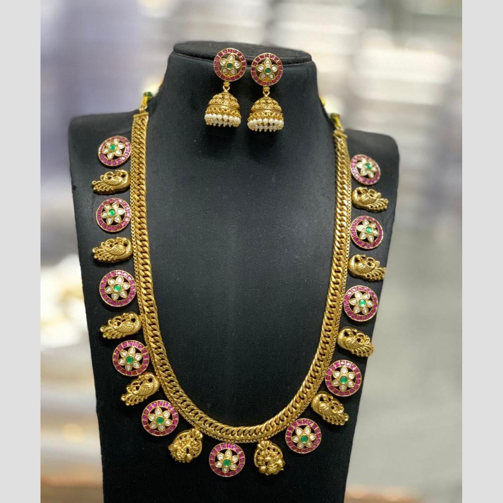Sona Covering Fashion Pota Stone Necklace Set