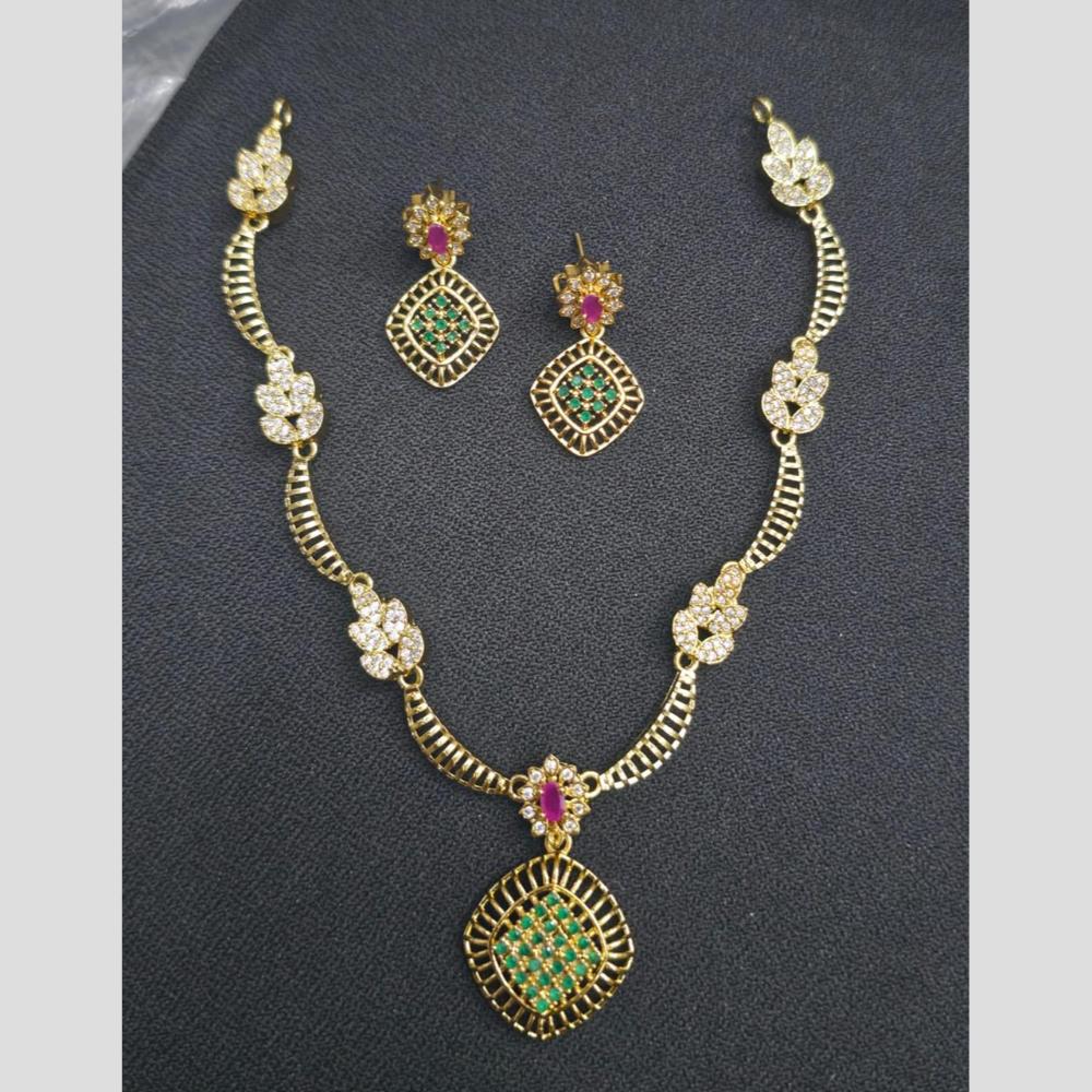 Sona Covering Delicate Austrian Stone Necklace Set