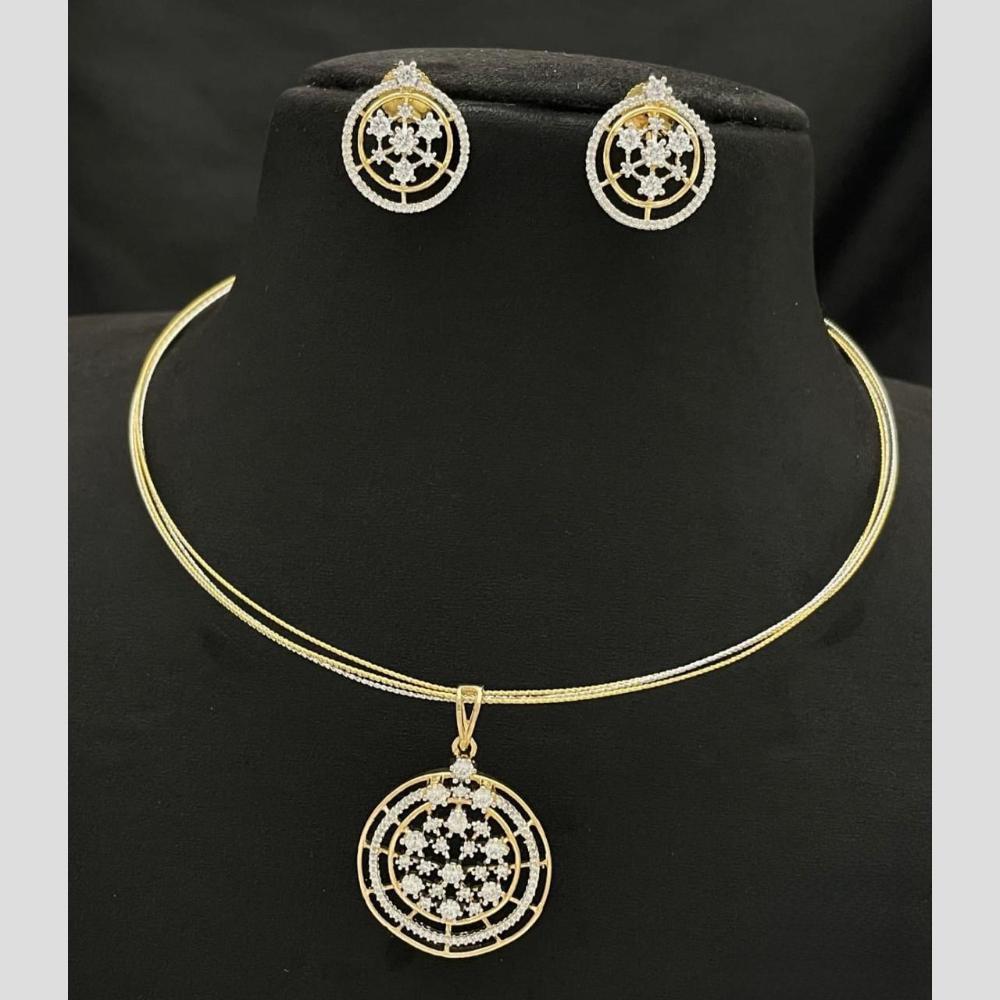 Sona Covering Delicate Austrian Stone Necklace Set