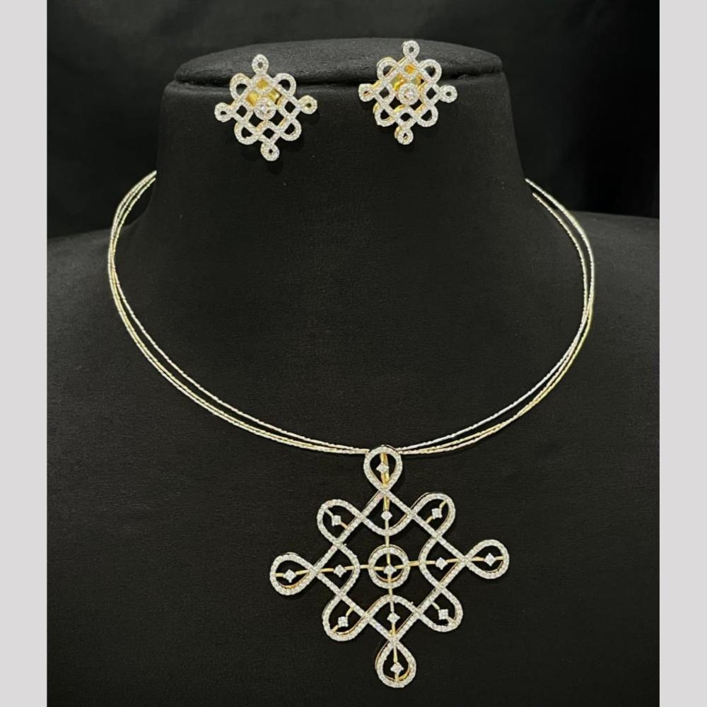 Sona Covering Glamorous Austrian Stone Necklace Set