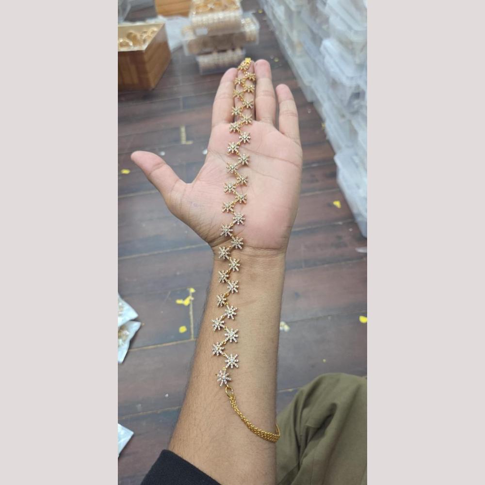 Sona Covering Classic Austrian Stone Chain Kamarbandh
