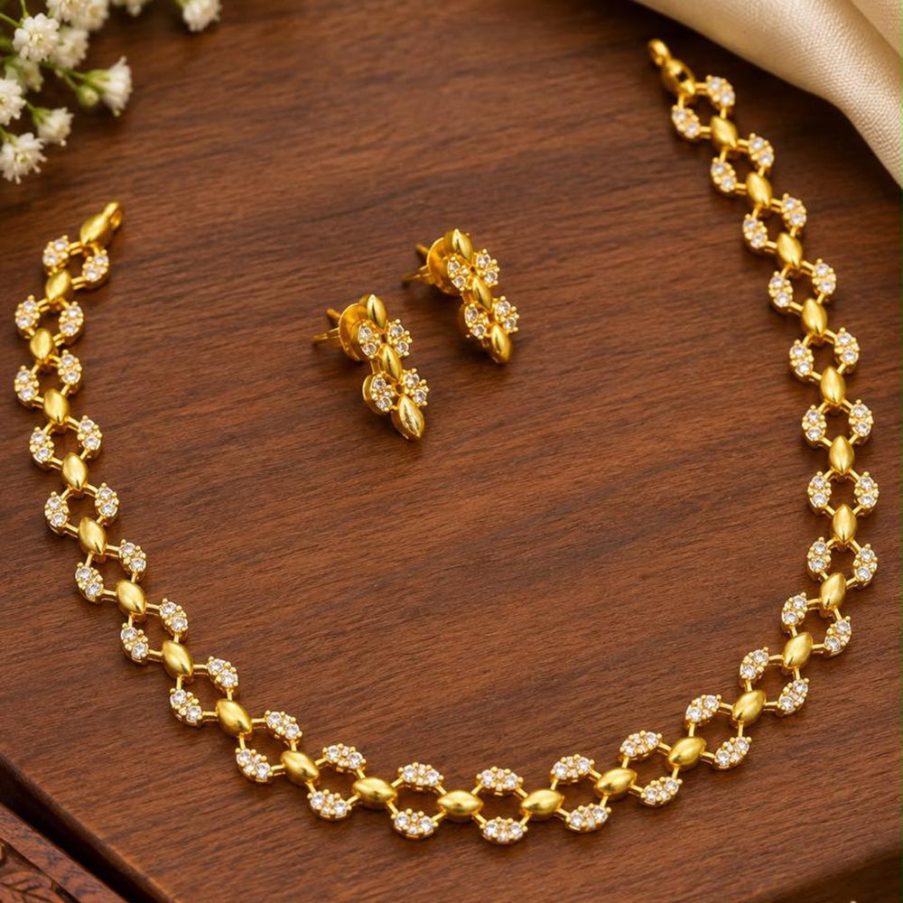 Sona Covering Elegant Austrian Stone Necklace Set
