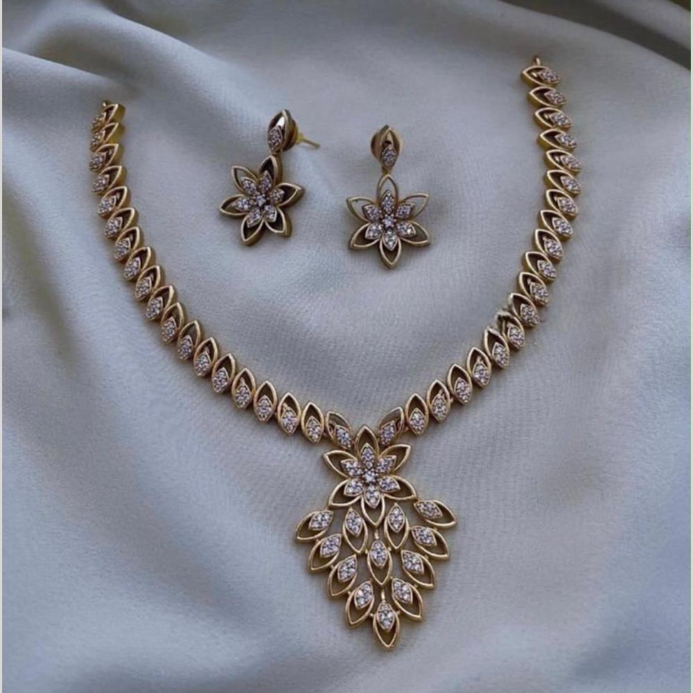 Sona Covering Elegant Austrian Stone Necklace Set