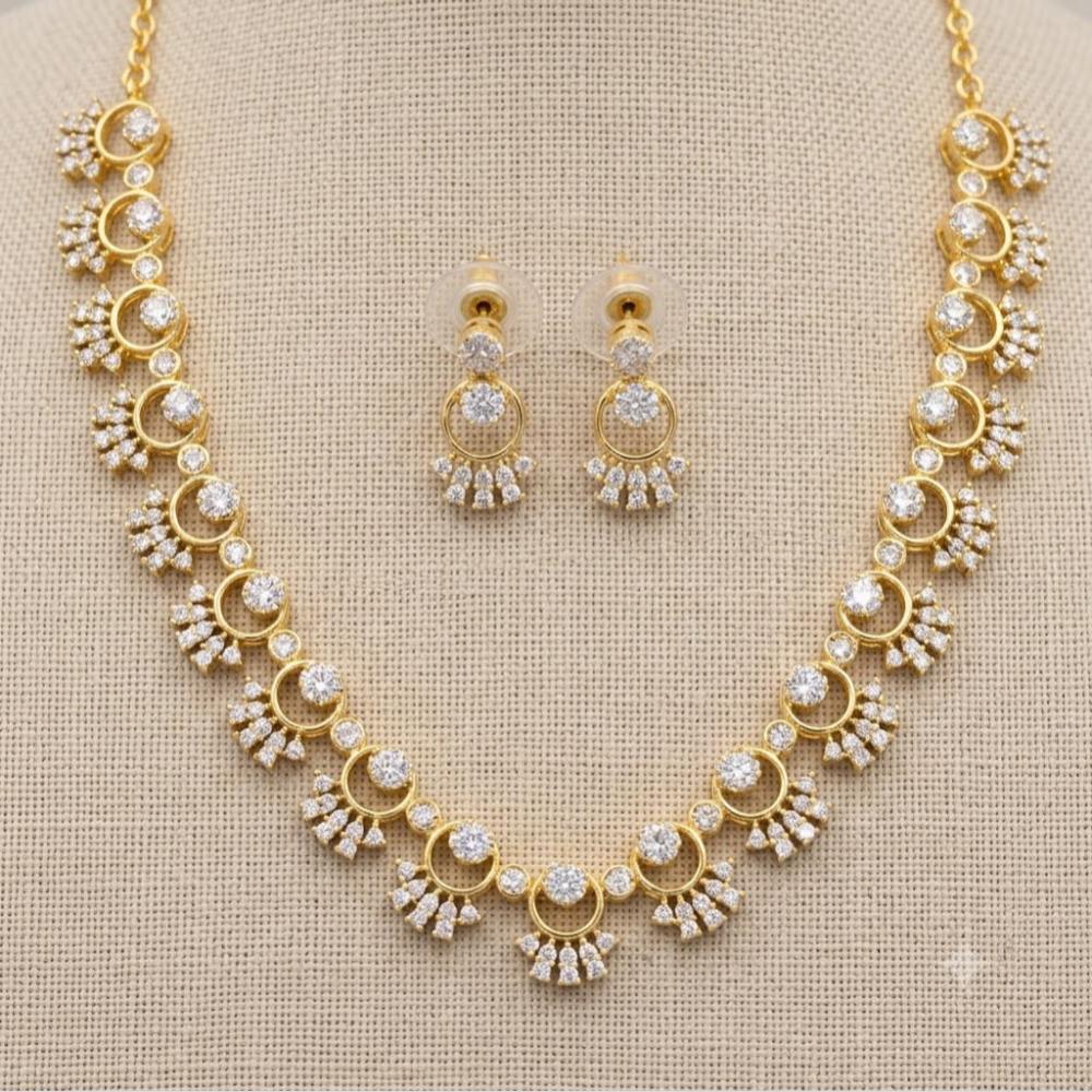 Sona Covering Elegant Austrian Stone Necklace Set