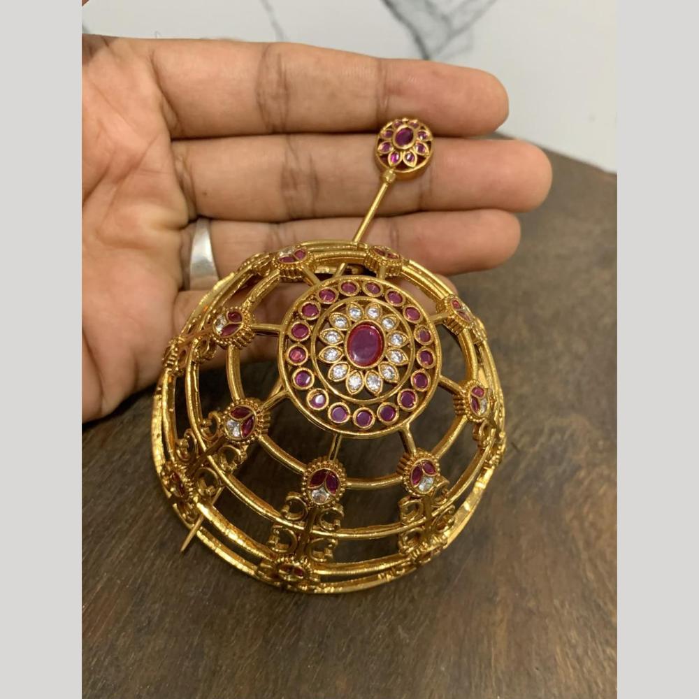 Sona Covering Pota Stone Bun Juda Hair Accessories