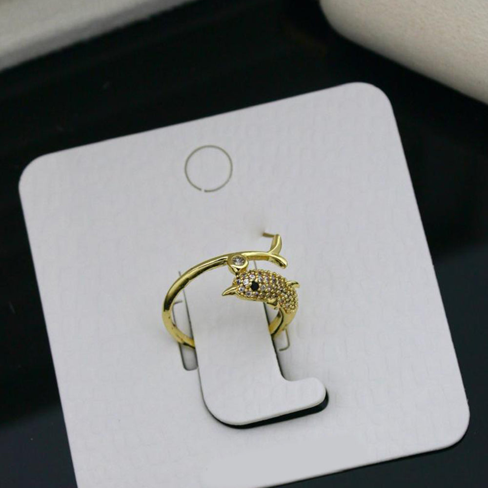 Klitz Sparkling Austrian Stone Cocktail Ring