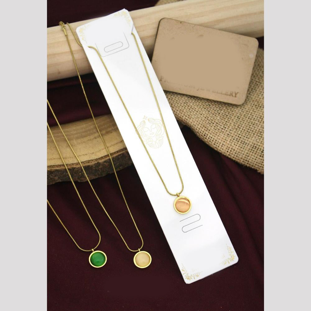 Klitz Premium Jewellery Pota Stone Necklace (Pack of 12)
