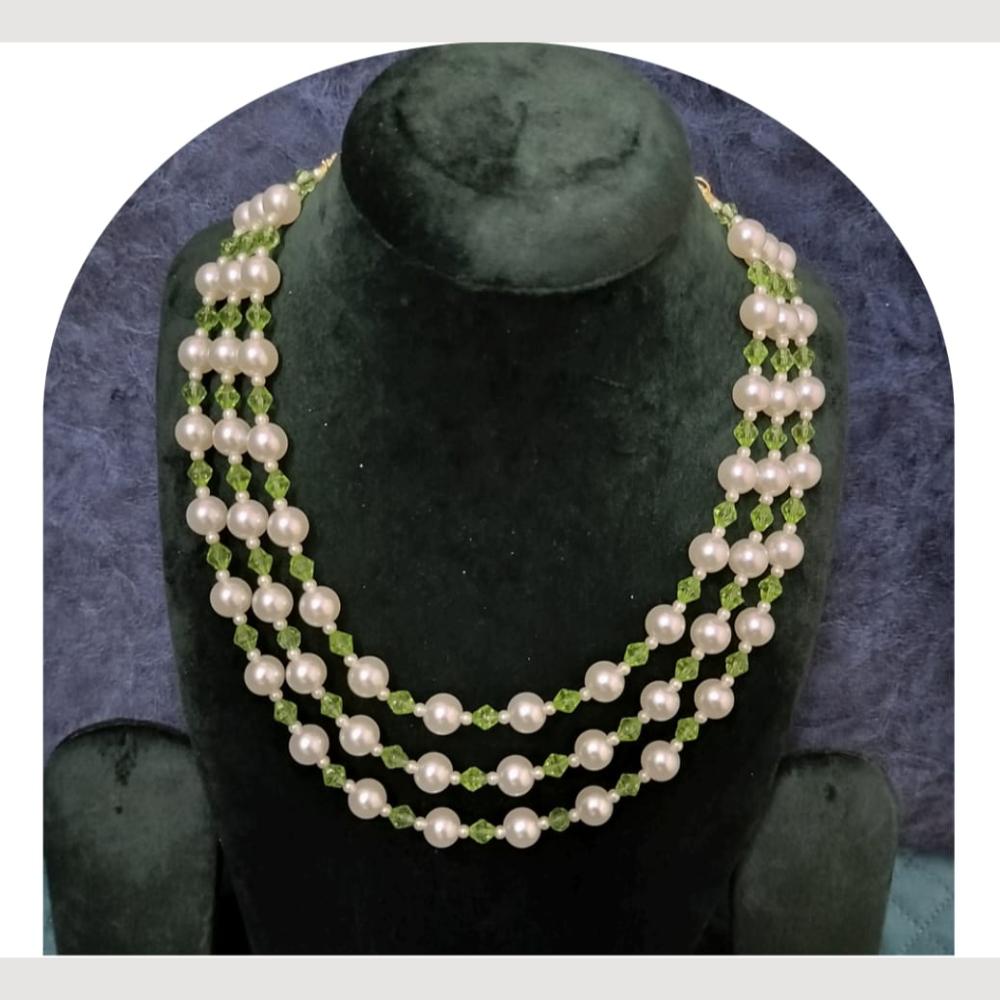 Dhirish International Classic Pearl Jewellery Necklace