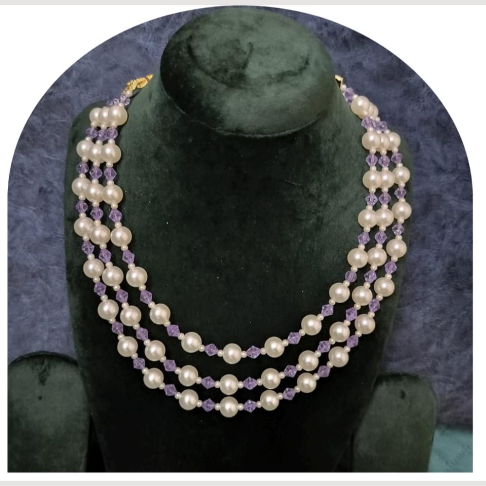 Dhirish International Classic Pearl Jewellery Necklace