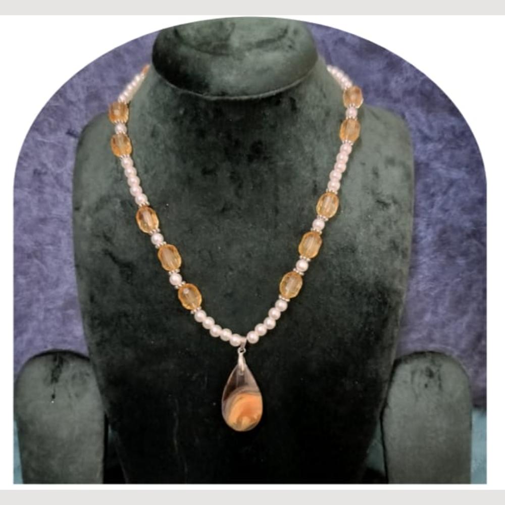 Dhirish International Classic Pearl Jewellery Necklace