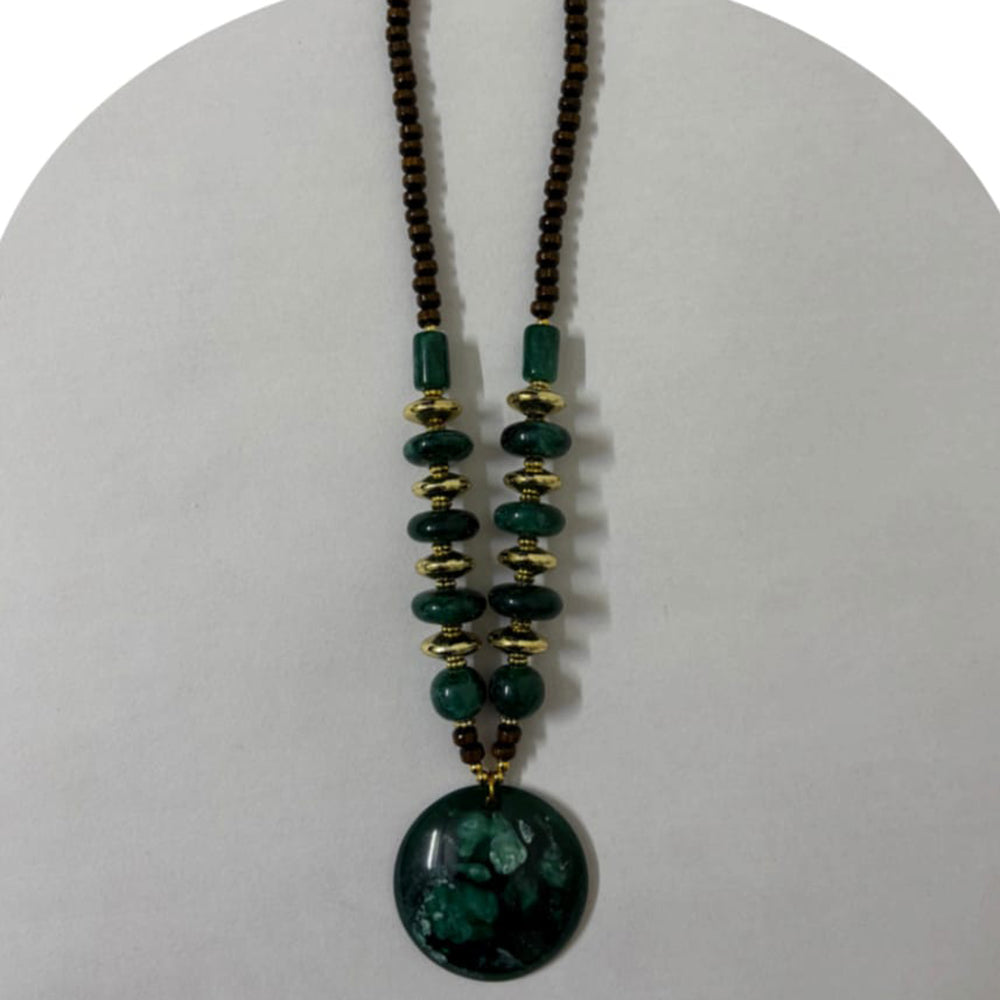 Dhirish International Elegant Fancy Beads Necklace Set
