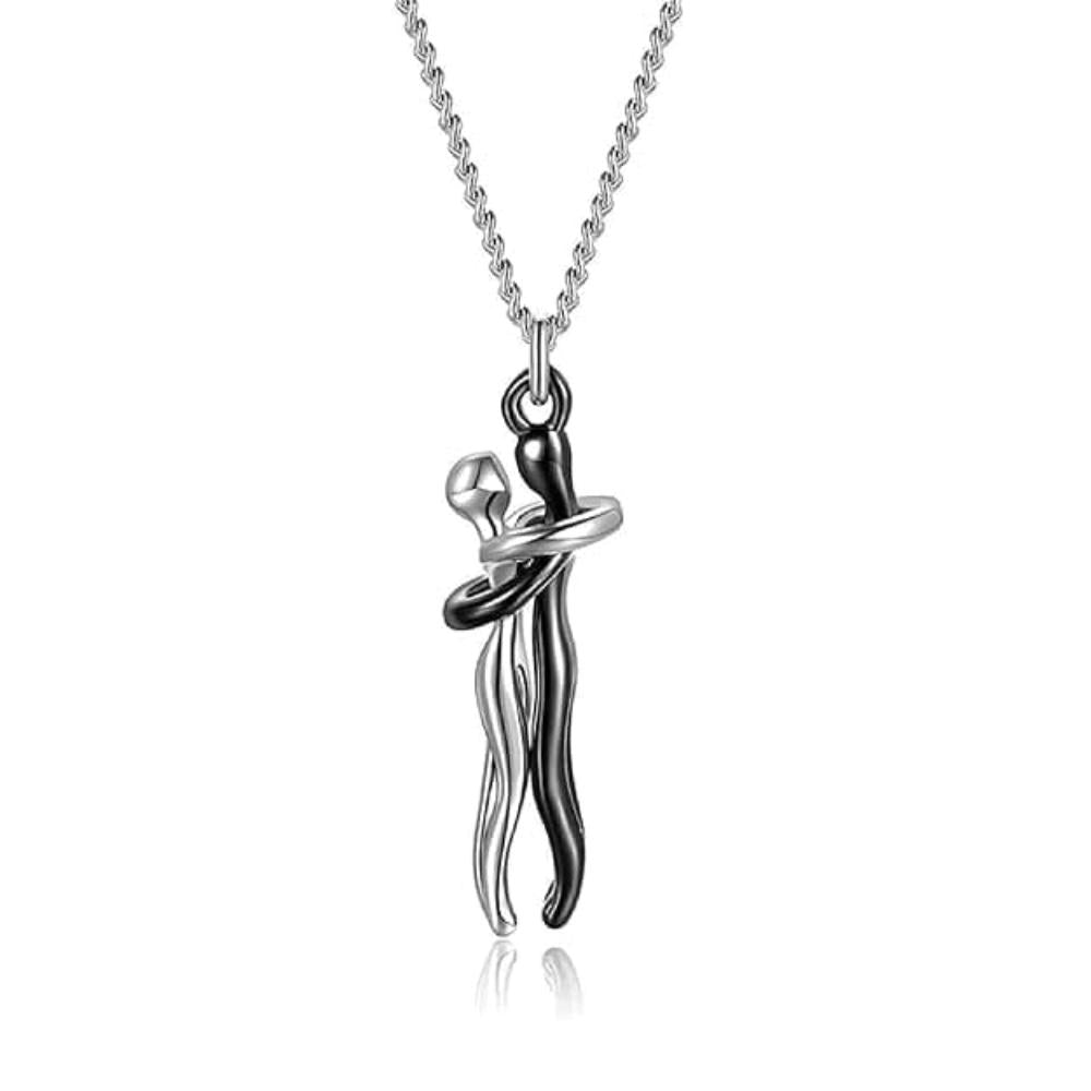 Dhirish International Love Hug Cuddle Chain Pendant Set