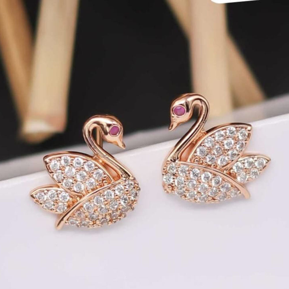 Tanish Art Jewellery Royal Austrian Stone Stud Earrings