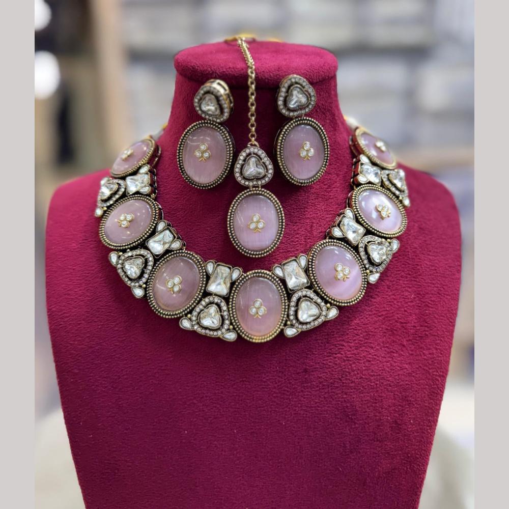Tanish Art Jewellery Gorgeous Polki Kundan Designer Necklace Set