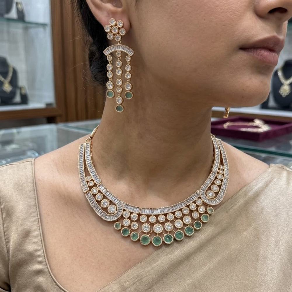 Tanish Art Jewellery Classic Polki Kundan Designer Necklace Set