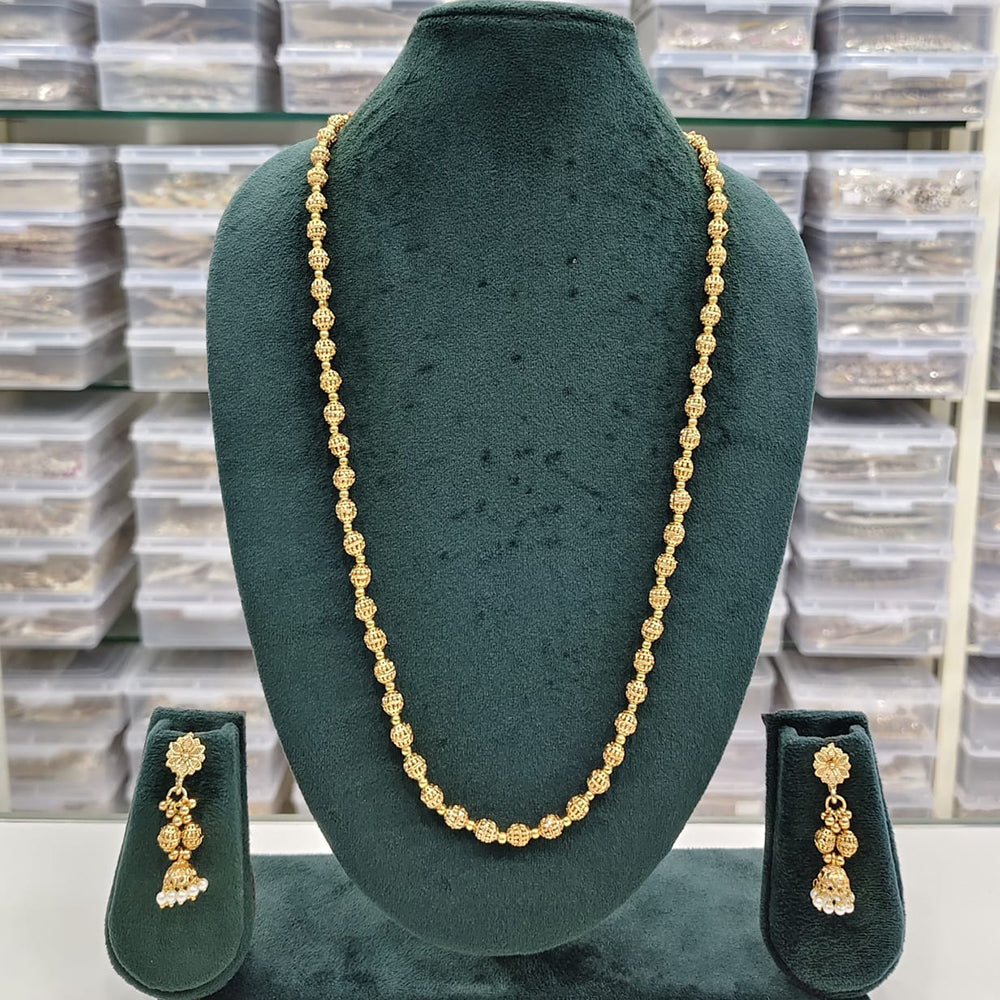 ZF Collection Traditional Beads Long Necklace Set