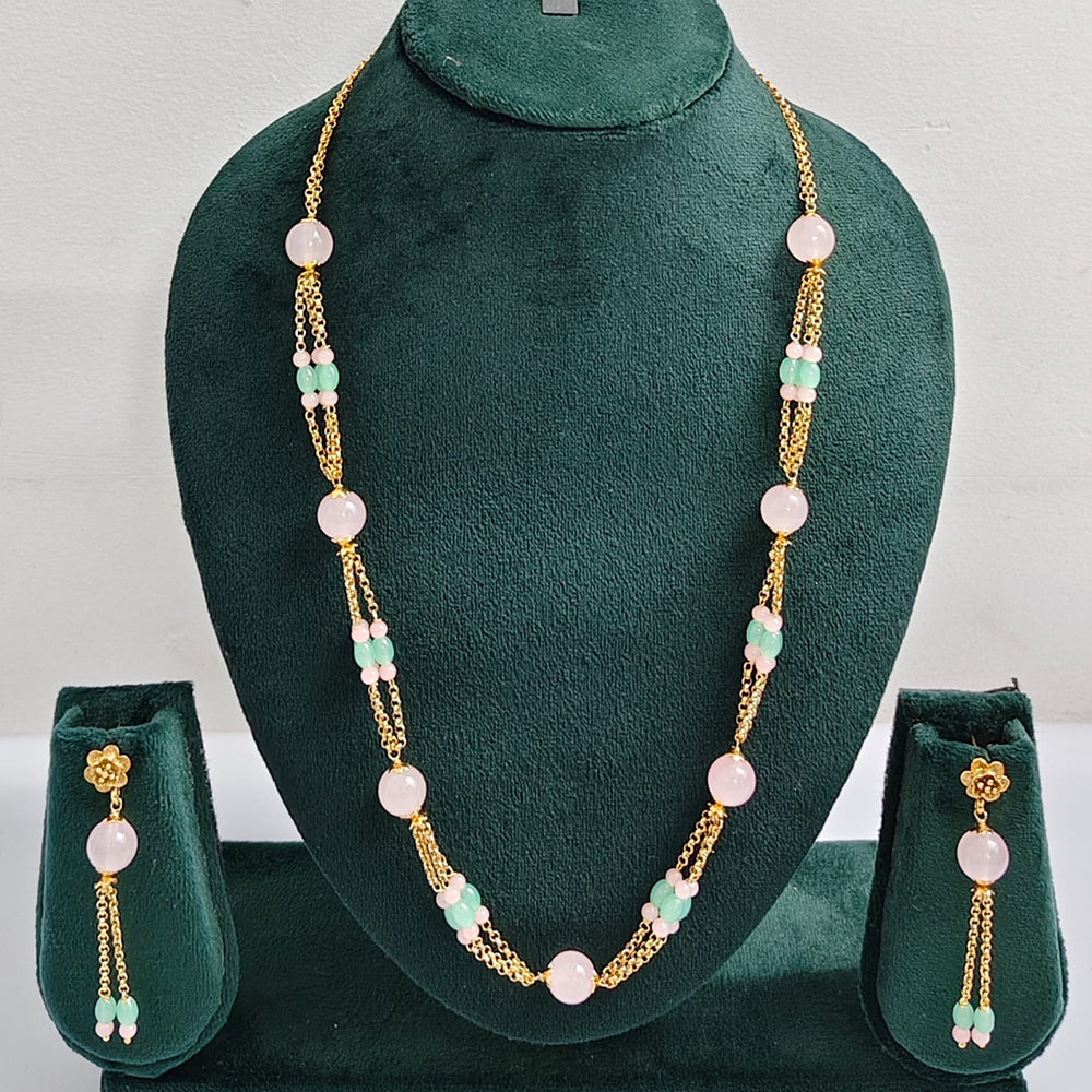 ZF Collection Traditional Beads Long Necklace Set