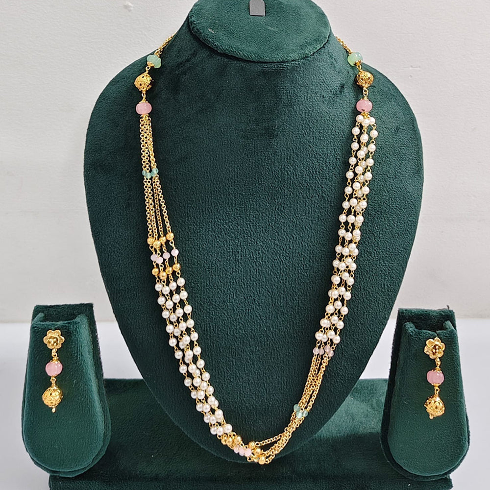 ZF Collection Traditional Beads Long Necklace Set