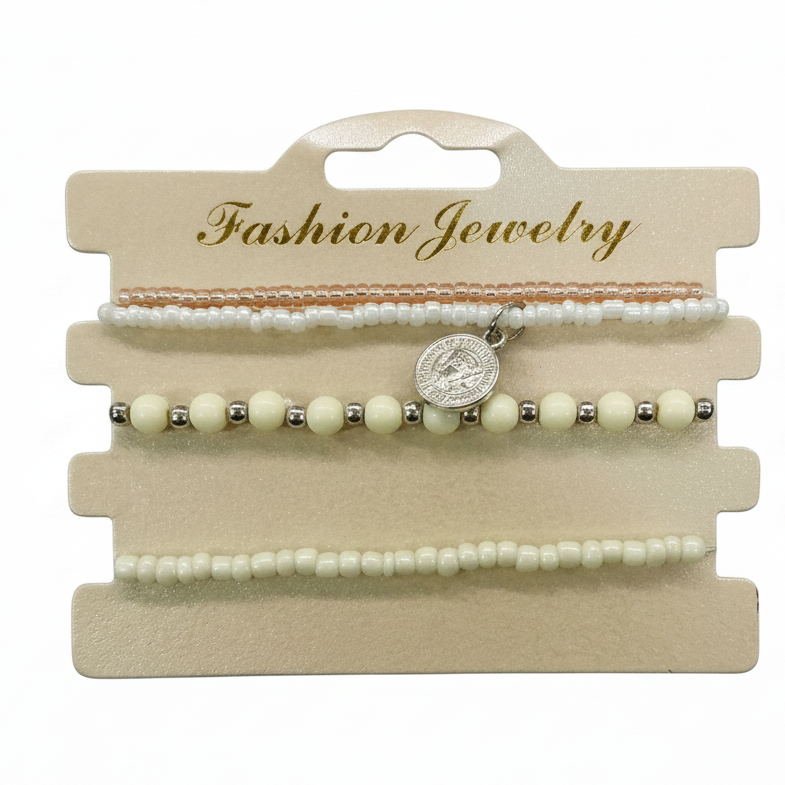 Urthn Fashion Beads Bracelet Combo Pack for Women(Pack of 3)