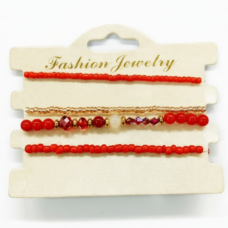 Urthn Fashion Beads Bracelet Combo Pack for Women(Pack of 3)