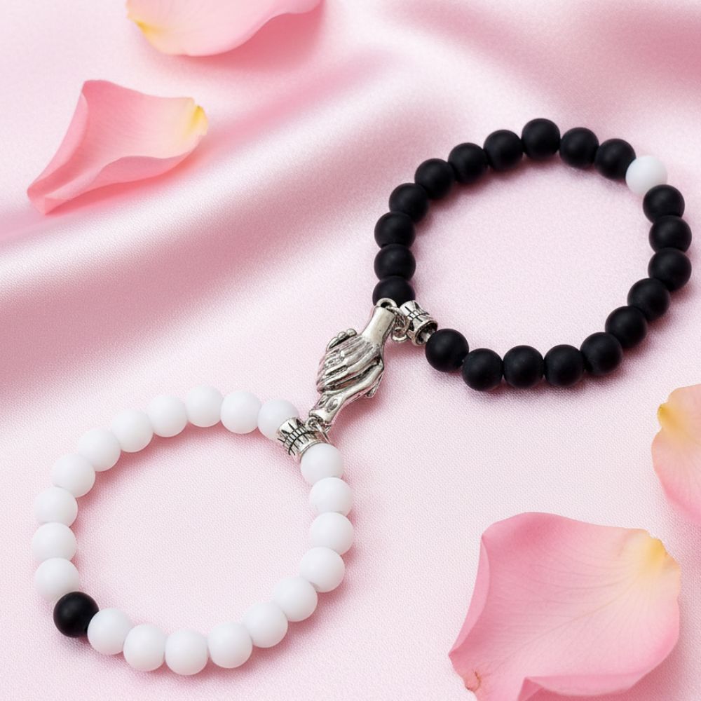 Urthn Eternal Bond Magnetic Couple Bracelet Set (Pack of 6)