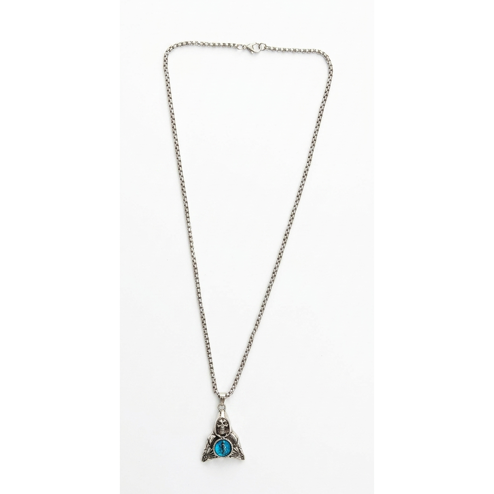Urthn Evil Eye Of Sauron Skeleton Pendant With Chain(Pack of 6)