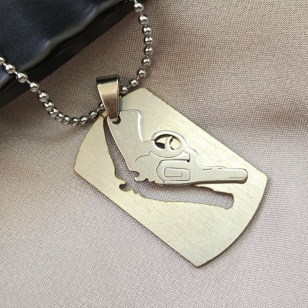Urthn Gun Dog Chain Pendant For Men (Pack Of 6)
