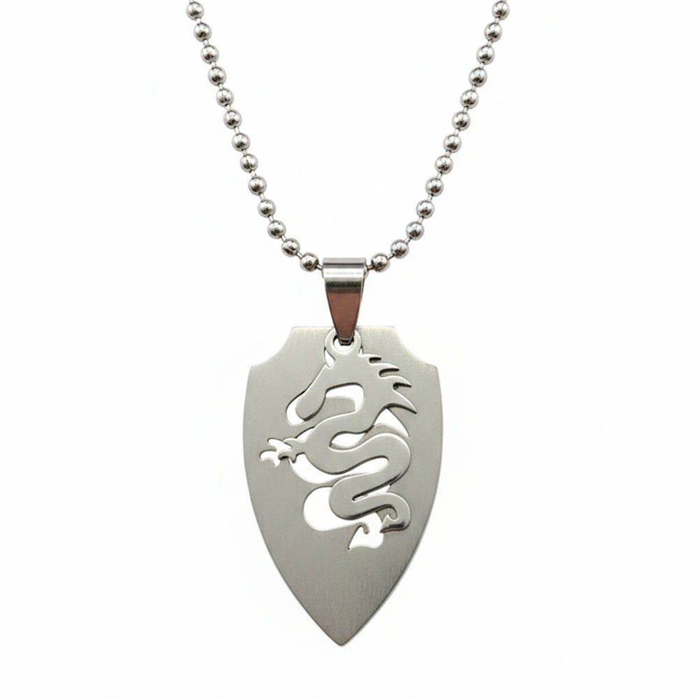 Urthn Modern Minimalist Dragon Shape Stainless Steel Pendant(Pack of 6)