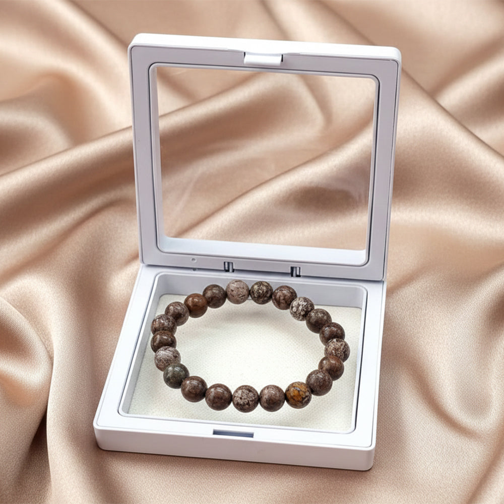 Urthn Jasper Natural Stone Bracelet For Strength & Courage(Pack of 3)