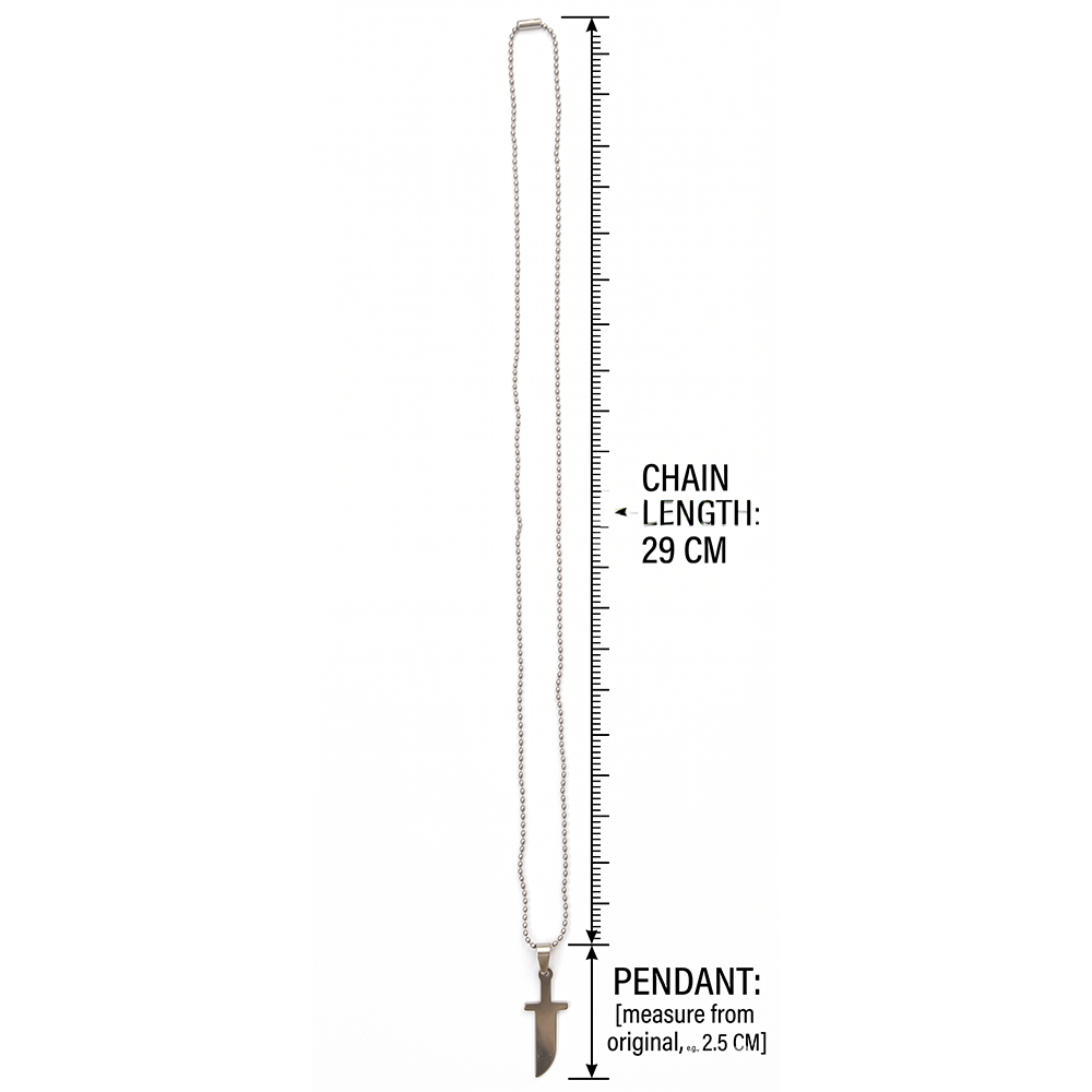 Urthn Sword Chain Pendant for Men (Pack of 6)