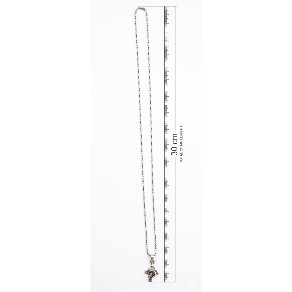 Urthn Vishnu Shankh Chain Pendant for Men (Pack of 6)