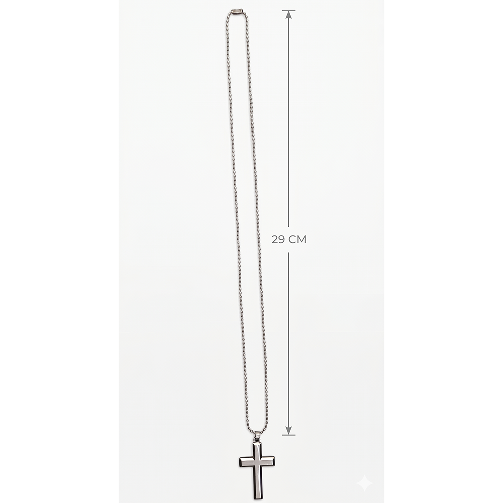 Urthn Cross Chain Pendant For Men (Pack of 6)