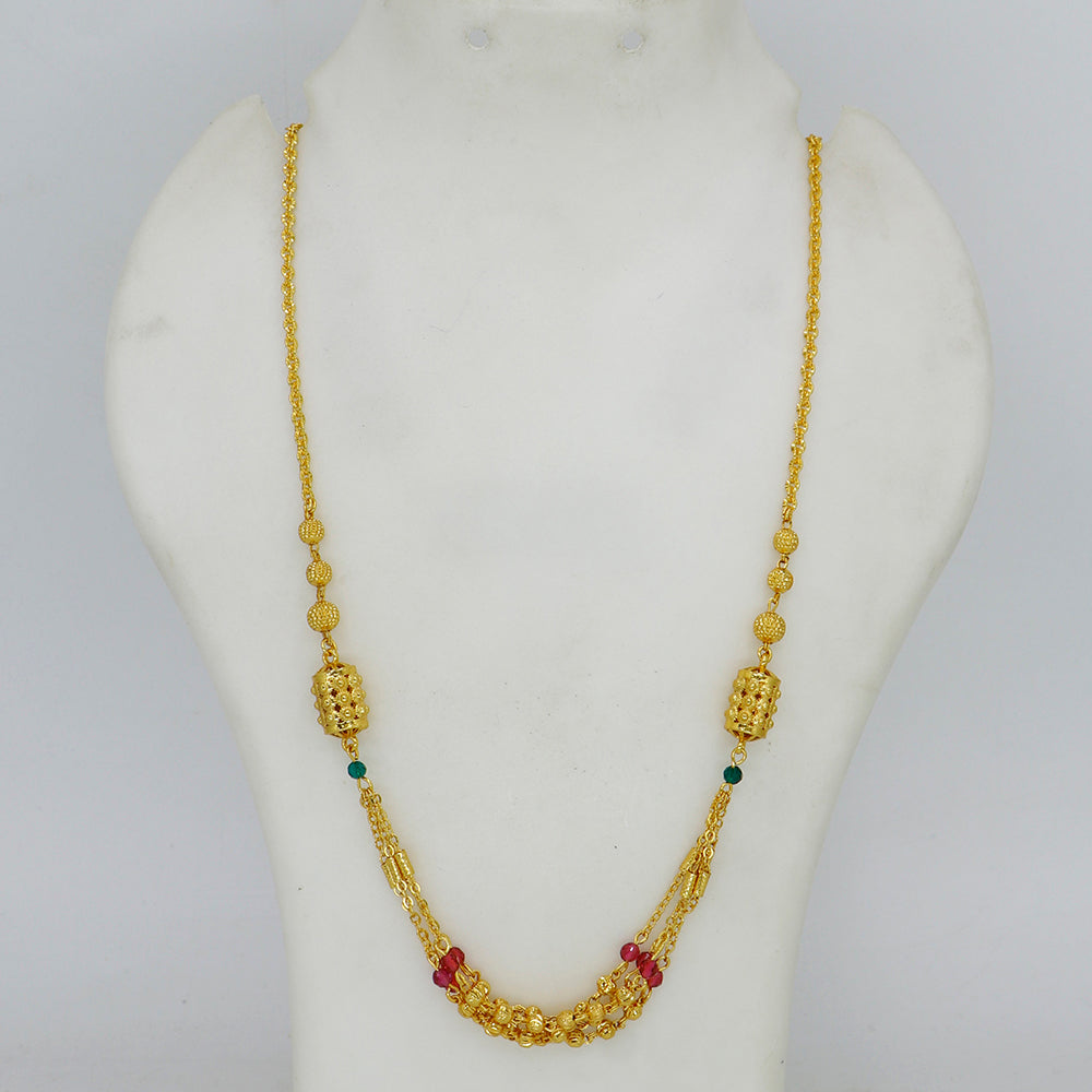 Mahavir Gold Plated Necklace