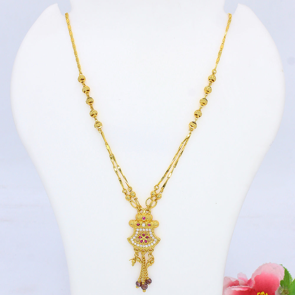 Mahavir Gold Plated Necklace (Assorted Design) – JewelEMarket