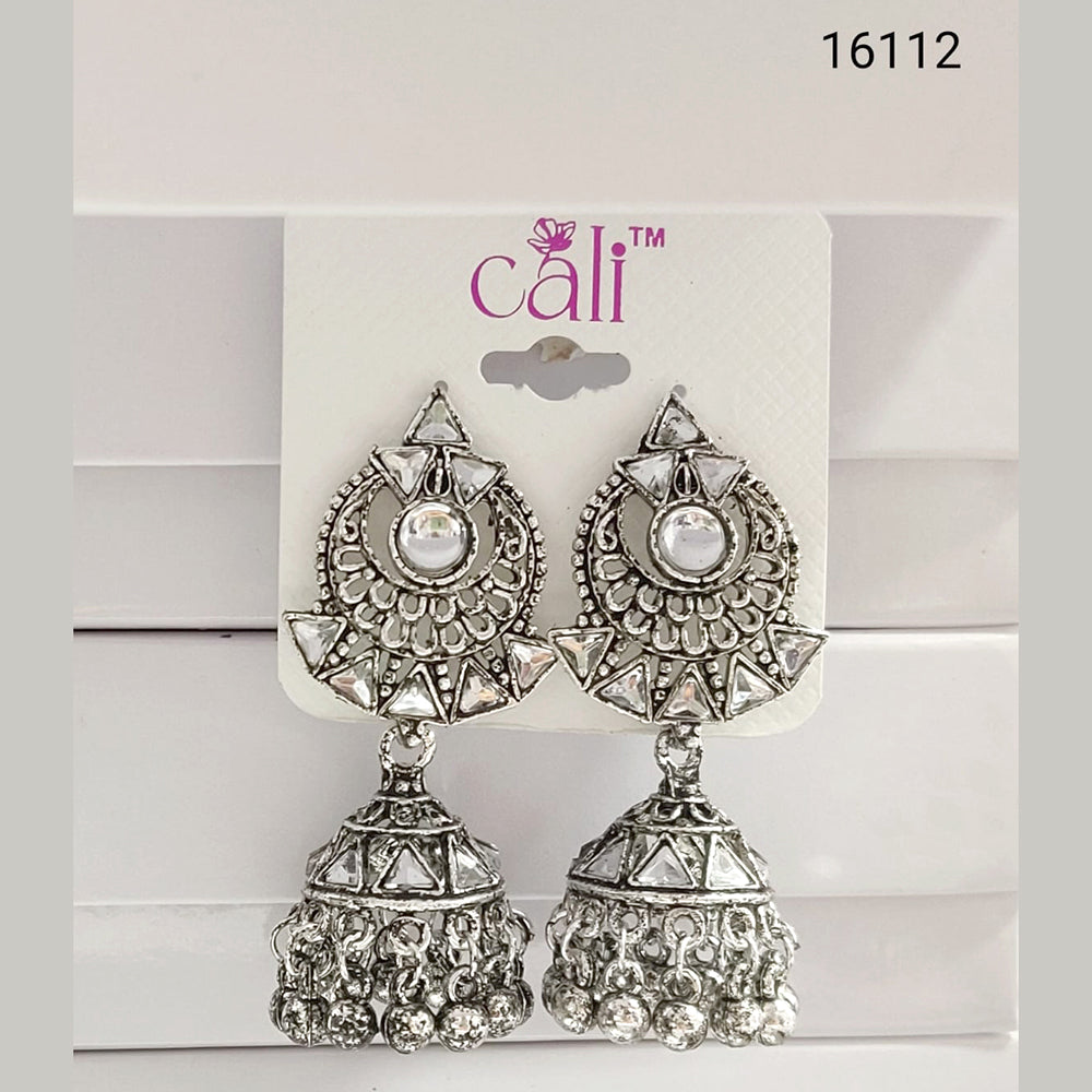 Corbeda Fashion Silver Plated Jhumki Earrings