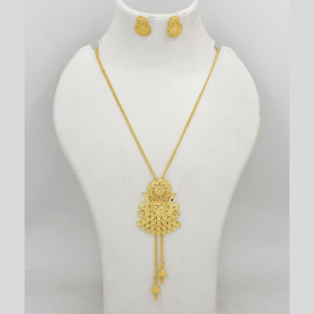 Mahavir Dye Gold  Plated Necklace Set