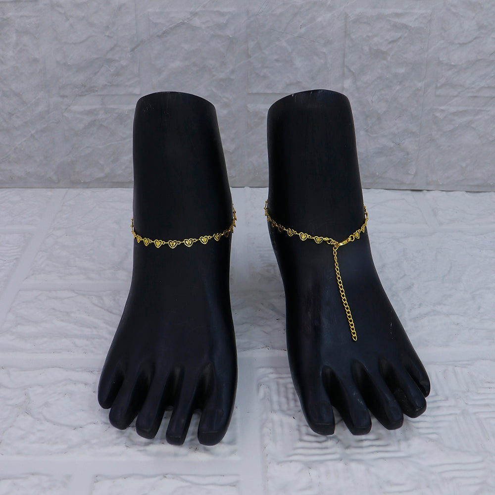Mahavir Dye Gold Traditional Payal \Anklet