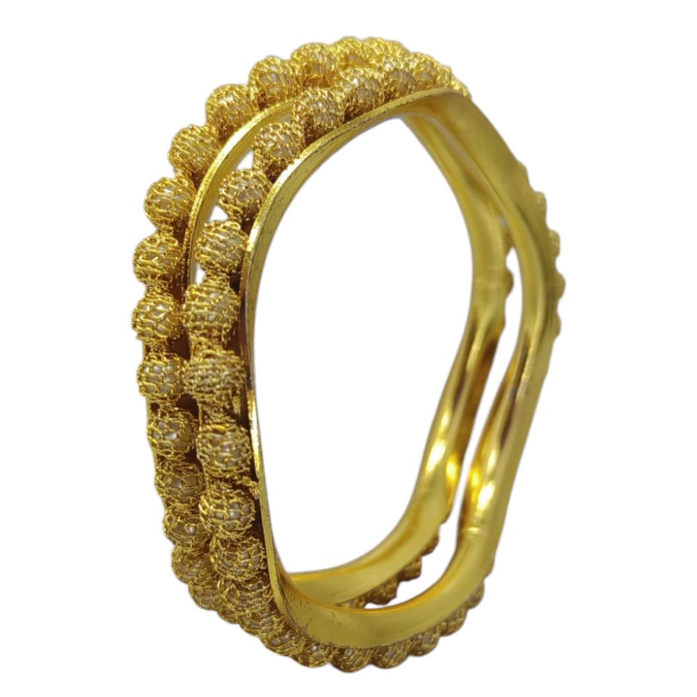 Amity Arts Gold Plated Bangle (4 Piece)