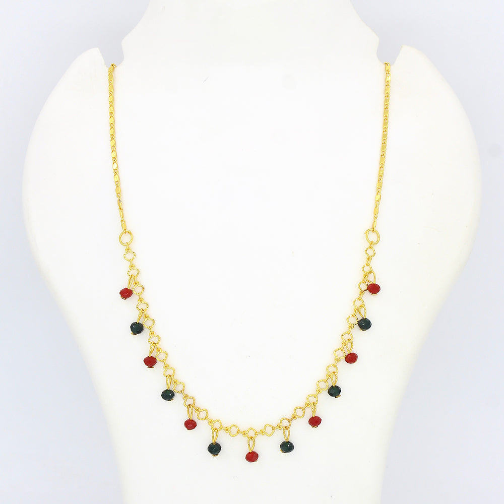 Mahavir Gold Plated Necklace