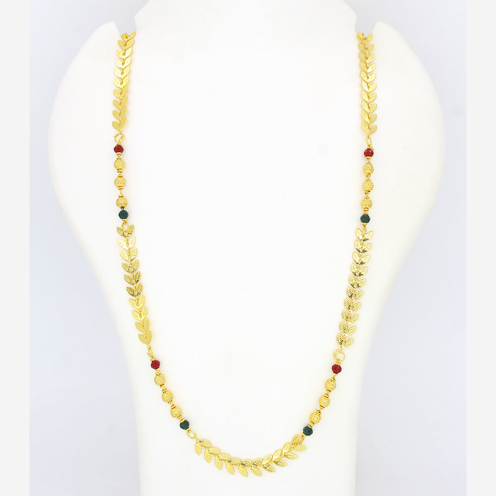 Mahavir Gold Plated Necklace