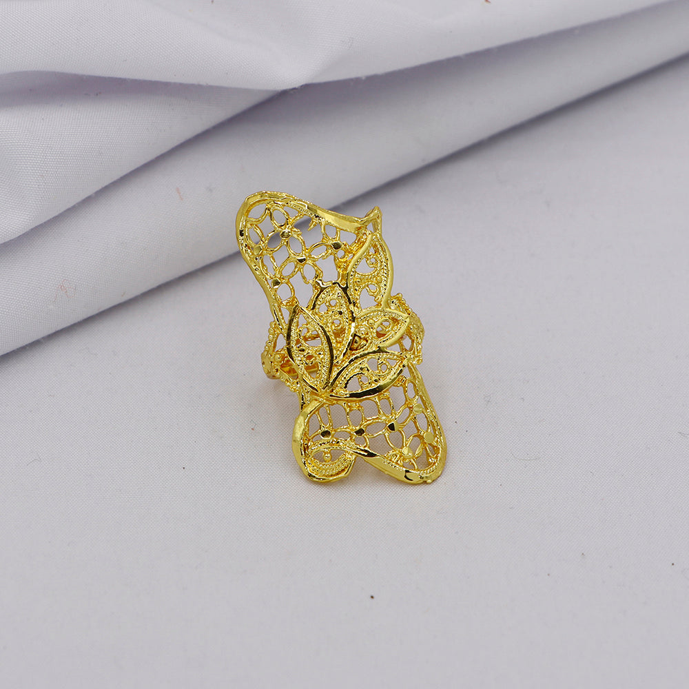 Mahavir Elegant Gold Plated Ring For Women