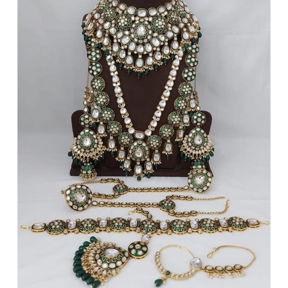 Knigght angel Gold Plated Timeless Indian Bridal Jewellery