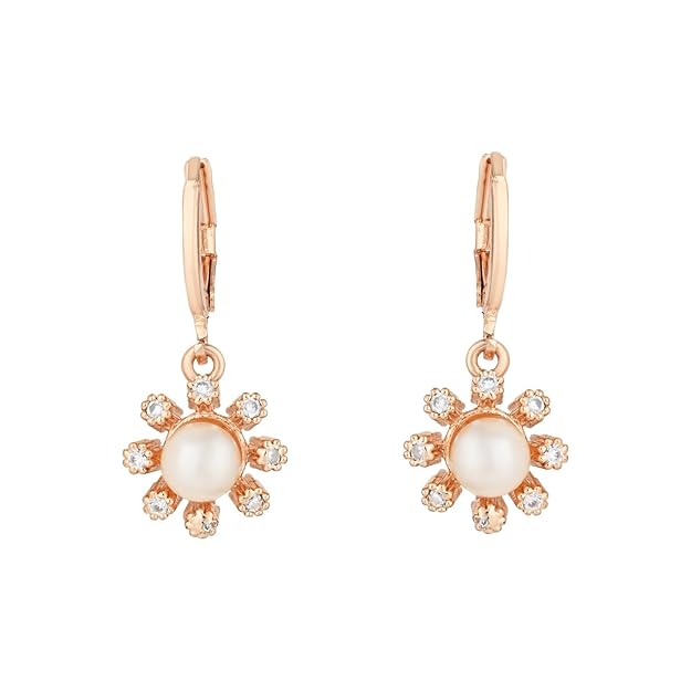 Etnico CZ American Diamond Chain Pendent Jewellery Set for Women
