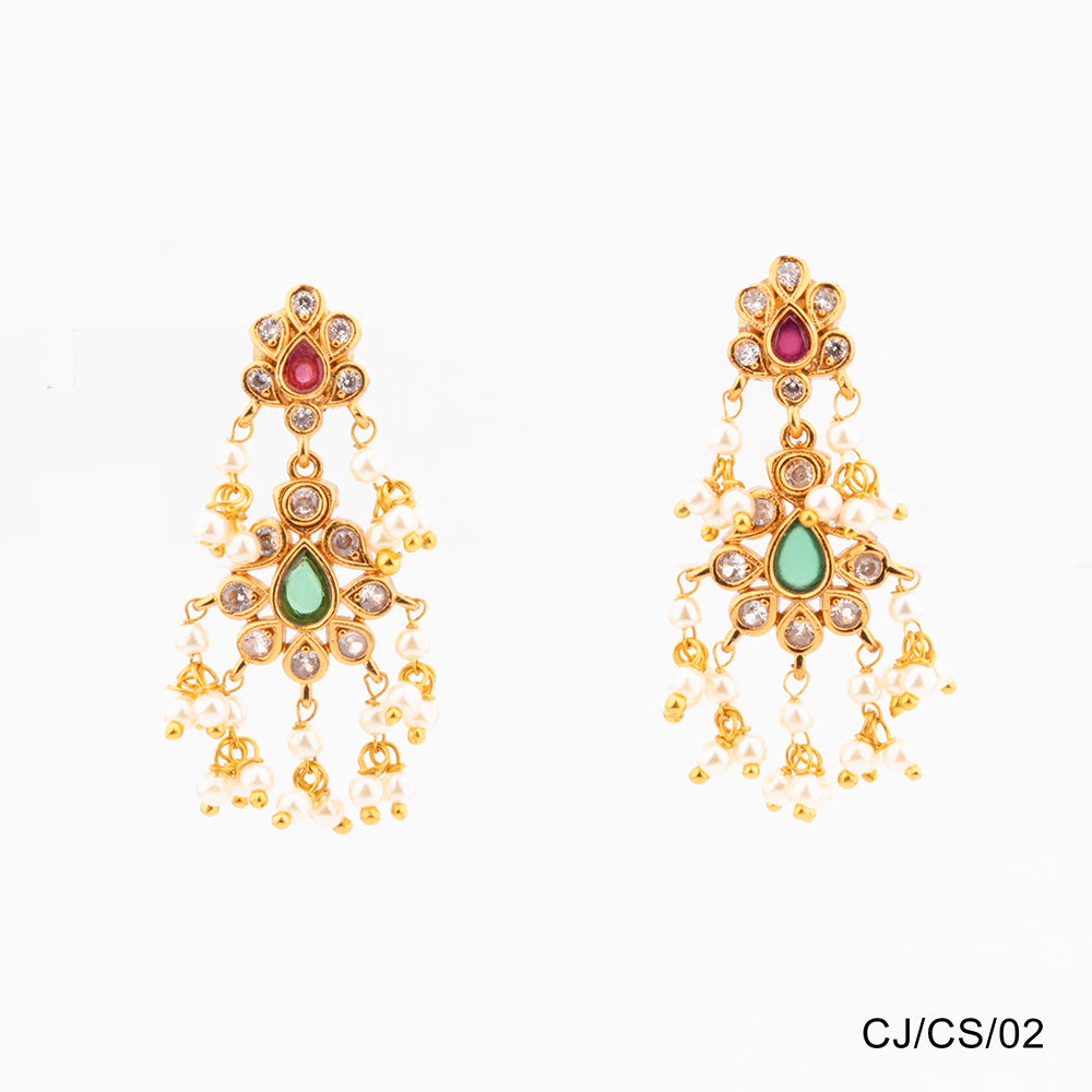 Chiccharm Jewellery Brass and Copper Rajwadi Choker Set